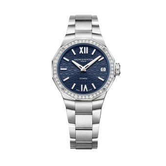 利維拉系列鑲鑽石英機(jī)芯腕錶