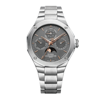 利維拉系列Baumatic萬(wàn)年曆腕錶